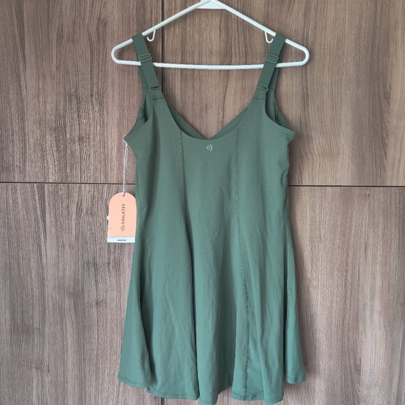 Blogilates Run Romance Dress - Green M NWT - Picture 4 of 7